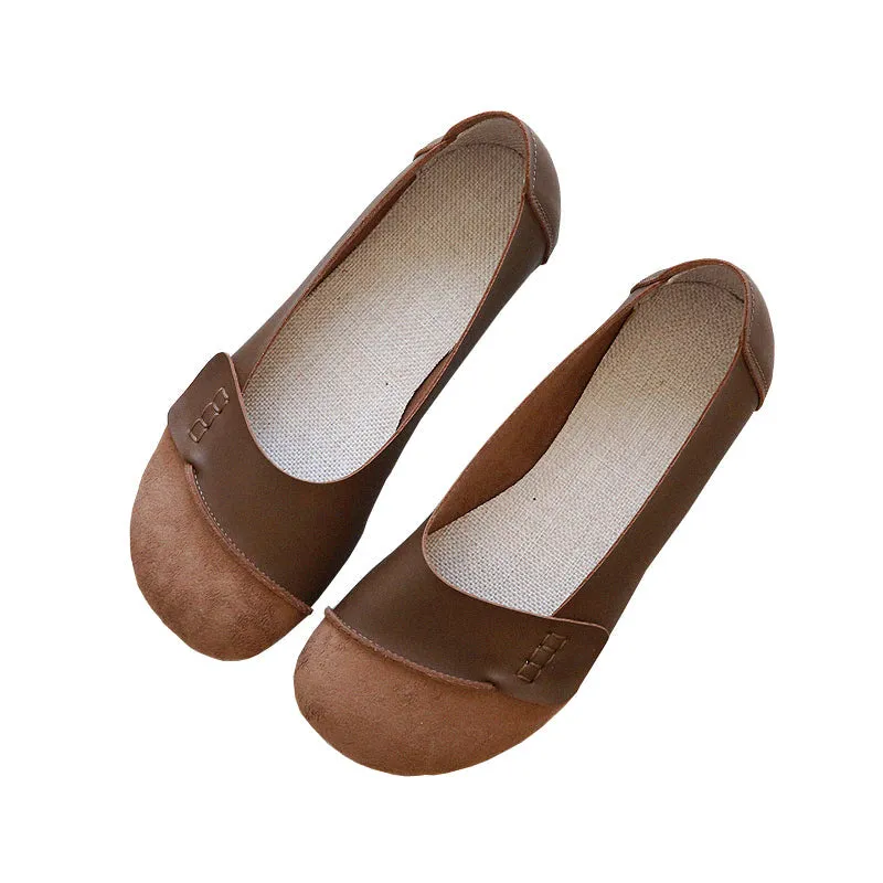 Women Retro Soft Summer Flats Shoes