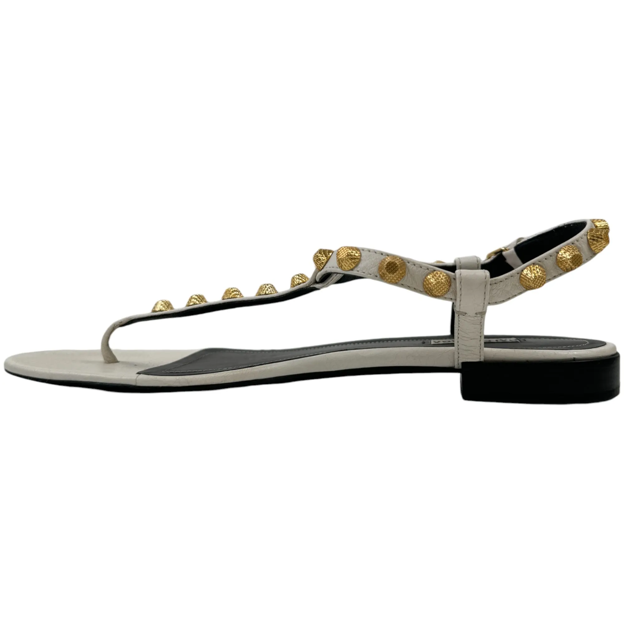 Women's Arena Studded Sandals White Size EU 40.5 / 7.5