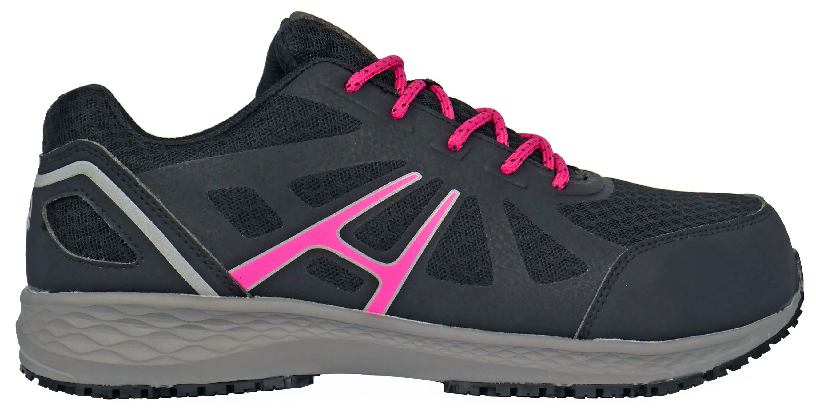 Women's Hoss Athletic Express Fuchsia, EH, SR, Composite Toe Shoe