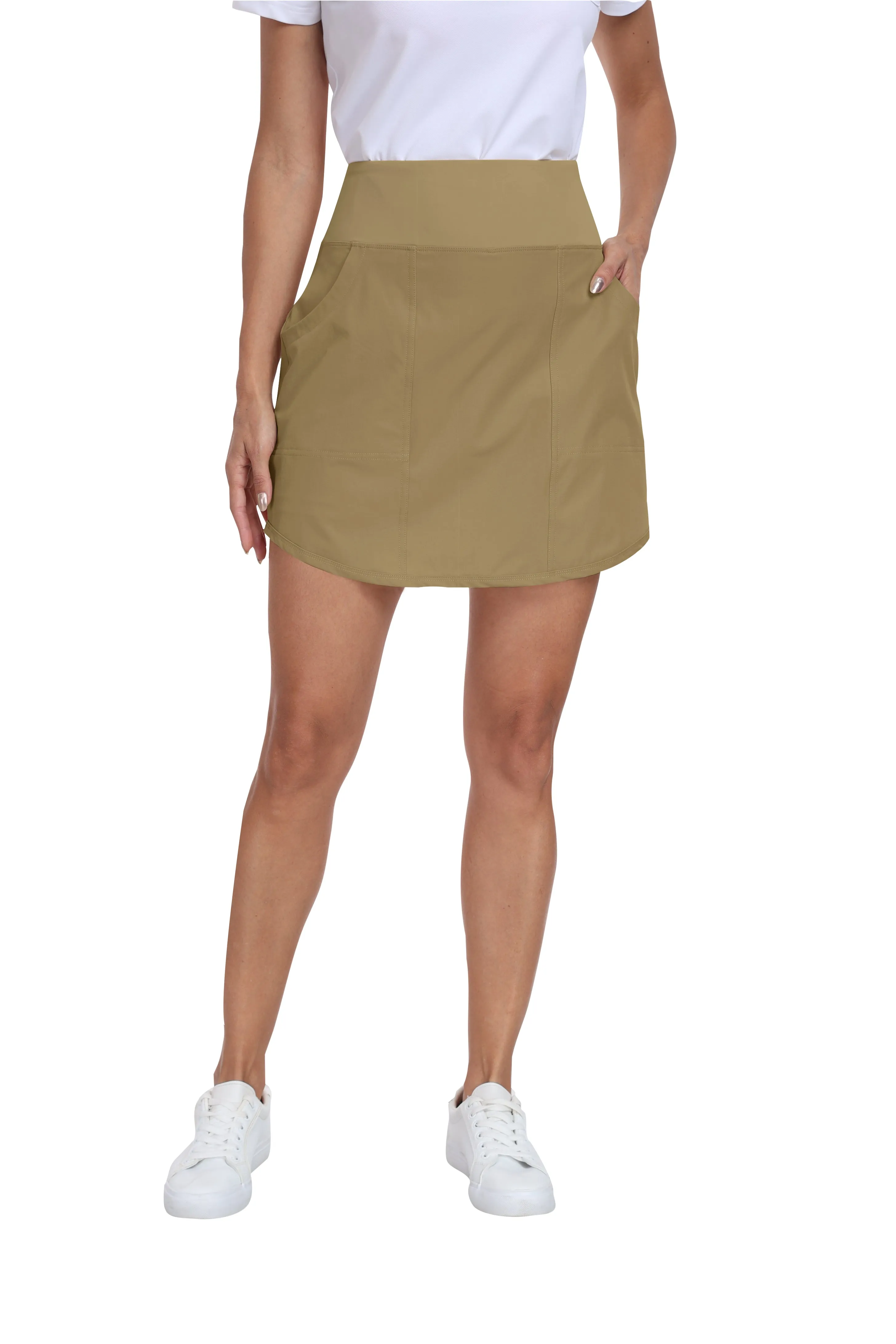 Women's summer outdoor sports woven short skirt