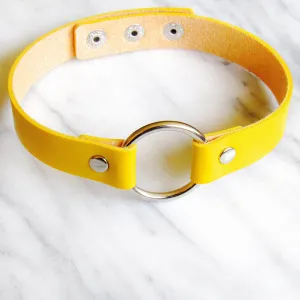 Yellow Hoop Choker